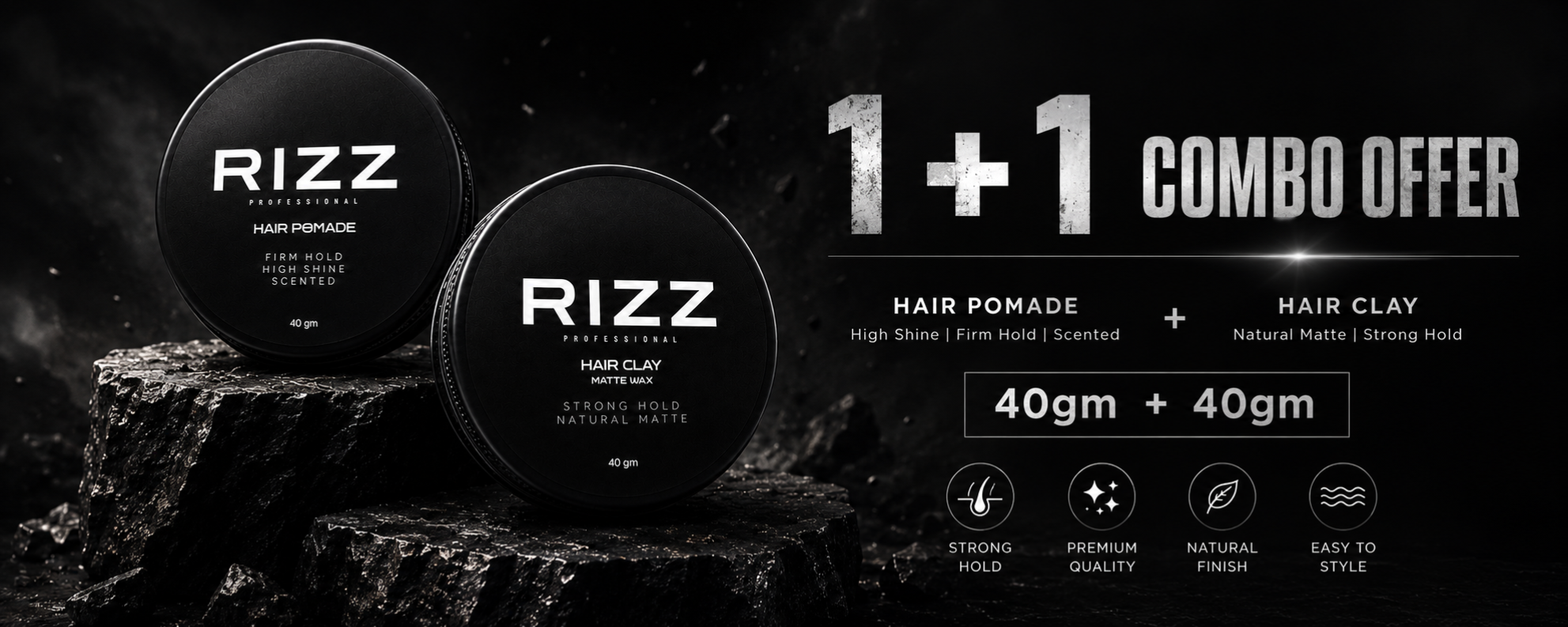 Home rizz hair styling combo